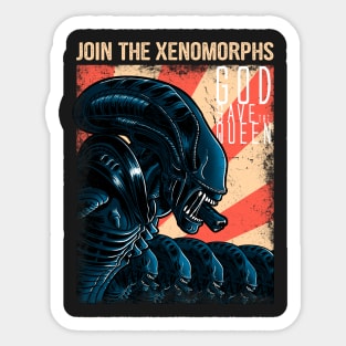 Join the xenomorphs Sticker